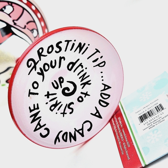 DEMDACO Lisa Frost Collection by Silvestri Santa's Helper Frostini Glass - Picture 4 of 6